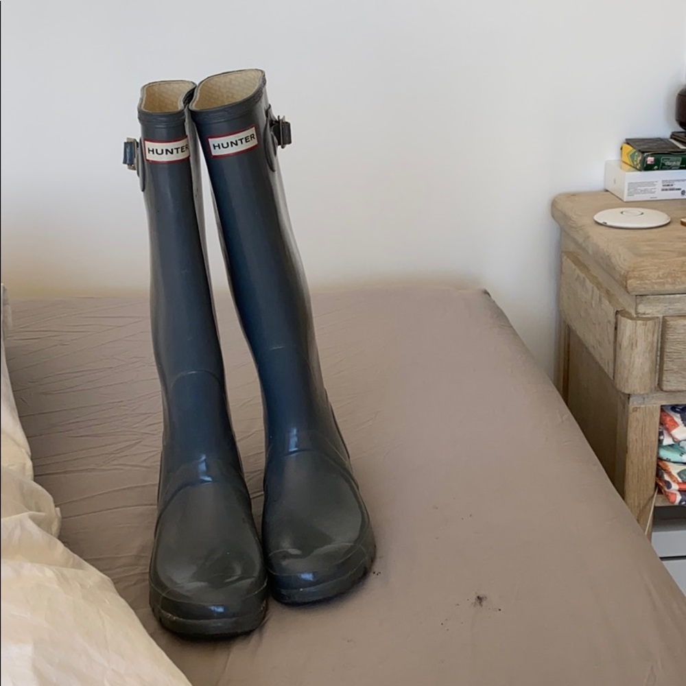Hunter Women's original Tall Geysers Grey